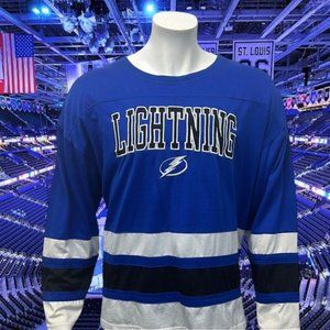 Tampa Bay Lightning NHL Long Sleeve Official Licensed Jersey Shirt Size 2XL XXL
